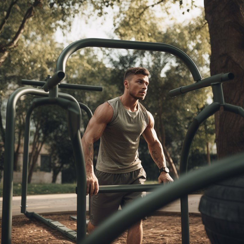 Ogólnodostępne siłownie w parkach: ćwicz na świeżym powietrzu