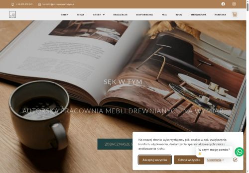 Stoły dębowe na zamówienie w Sekwtym