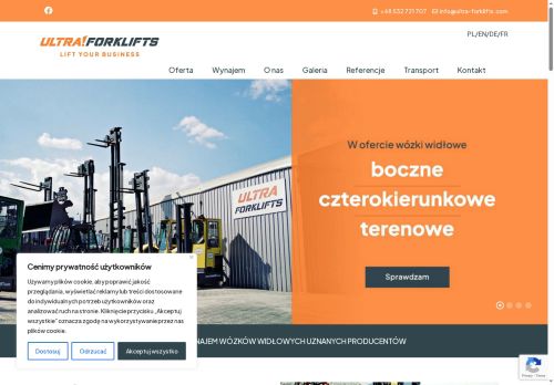 Wynajem wózków widłowych najlepsza oferta